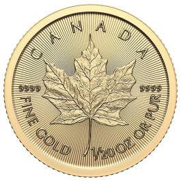 2024 1/20 oz Canadian Gold Maple Leaf Coin