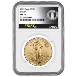 2025 NGC MS-70 FIRST30™ 1 oz American Gold Eagle Coin