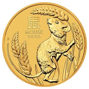 1/2 oz Gold Coin Mouse 2020, Lunar Series III