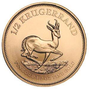 1/2 oz Gold Krugerrand, backdated