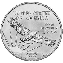 1/2 oz Platinum American Eagle Coin - Dates Our Choice