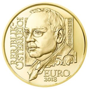 1/4 oz Gold Euro Alfred Adler