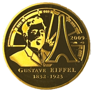 1/4 oz Gold France Gustave Eiffel 2009