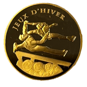 1/4 oz Gold France Olympics Figure Skating 2011