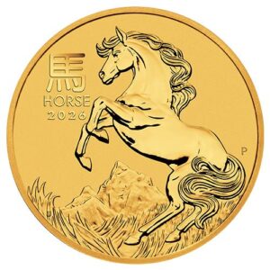 1/4 oz Gold Horse 2026, Lunar Series III