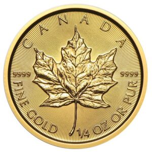 1/4 oz Gold Maple Leaf, backdated