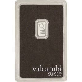 1 Gram Valcambi Platinum Bar - In Assay