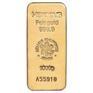 1 kg Gold Bar Heraeus