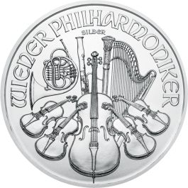 1 oz Austrian Silver Philharmonic Coin - Random Year