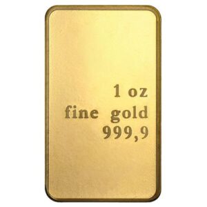 1 oz Gold Bar - various manufacturers