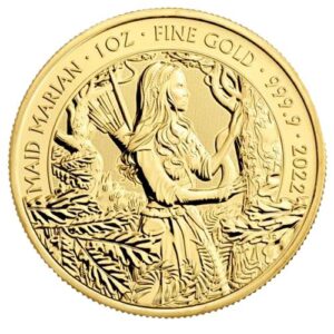 1 oz Gold Great Britain Maid Marian 2022