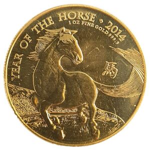 1 oz Gold Horse 2014, Lunar Series UK