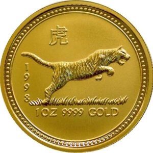 1 oz Gold Tiger 1998, Lunar Serie I