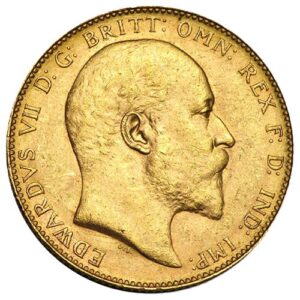 1 Pound Gold Sovereign, Edward VII