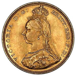1 Pound Gold Sovereign, Victoria Jubilee