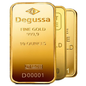 10 oz Gold Bar, various LBMA manufacturers