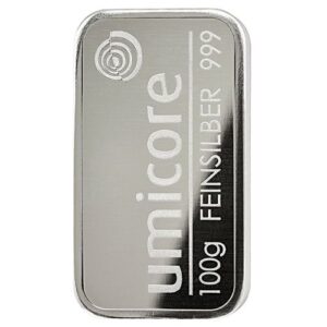 100g Silver Bar - diverse manufacturers