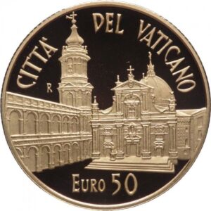 13,7 Gramm Goldeuro Vatikan Haus Loreto