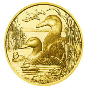 16 g Gold Euro Die Stockente