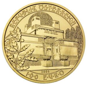 16 g Gold Euro Wiener Secession