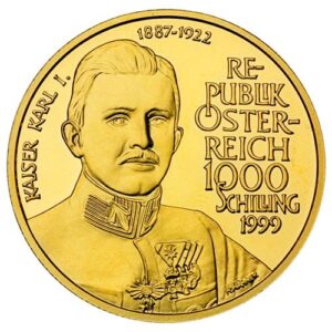 16g Gold Euro Emperor Karl I.