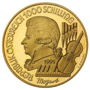 16g The Magic Flute Gold Wolfgang Amadeus Mozart