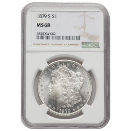 1879-S NGC MS-68 Morgan Silver Dollar Coin