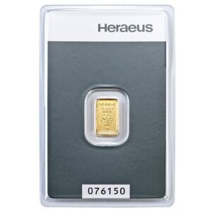 1g Gold Bar Heraeus