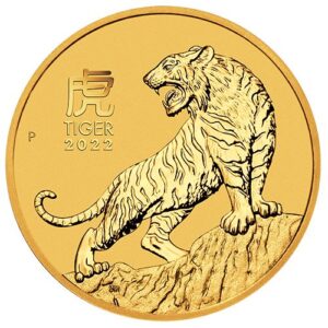 2 oz Gold Coin Tiger 2022, Lunar Series III