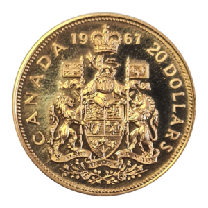 20 Dollar Gold – 100th Anniversary of Canada 1967