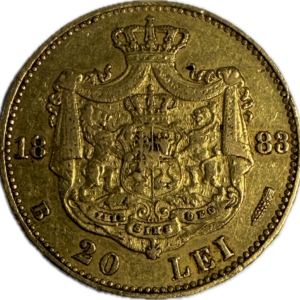 20 Lei Gold Rumänien 1883
