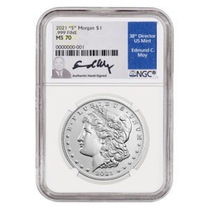 2021-S Silver Morgan Dollar MS70 Coin