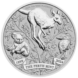 2024 1 oz Australian Perth Mint’s 125th Anniversary Platinum Coin