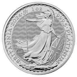 2024 1 oz Platinum Britannia Coin BU