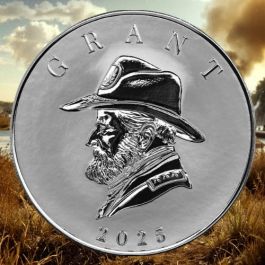 2025 5 oz Grant Silver Coin - Commander Series