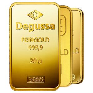 20g Gold Bar, various LBMA manufacturers