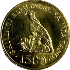 30,1 Gramm Gold Tanzania Conservation 1974