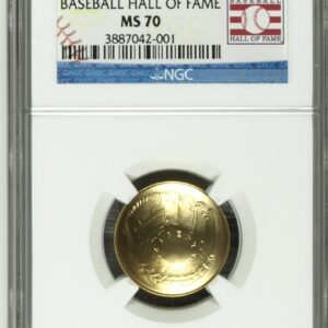 5 Dollar Gold USA National Baseball Hall of Fame