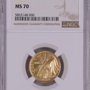 5 Dollar Gold USA Verfassungsjubiläum NGC MS 70