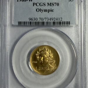 5 Gollar Gold USA Olympics