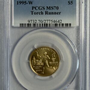 5 Gollar Gold USA Torch Runner