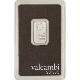 5 Gram Valcambi Platinum Bar - In Assay