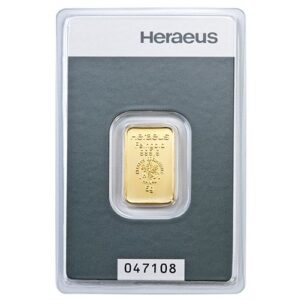 5g Gold Bar Heraeus