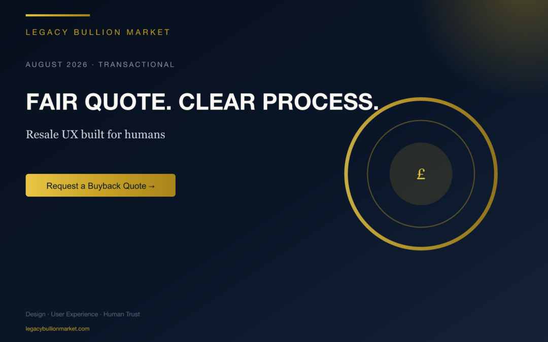 Sell gold coins with less stress — Fair quote. Clear process.