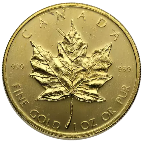 1 oz Canadian Gold Maple Leaf — Circulated / Scruffy