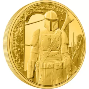 2021 1/4 oz Mandalorian Classic The Mandalorian Gold Coin