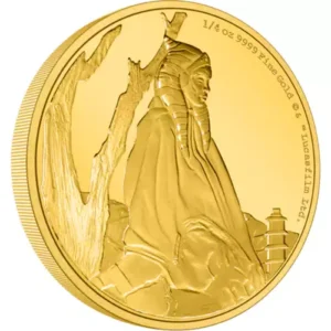 2022 1/4 oz Mandalorian Classic Ahsoka Tano Gold Coin