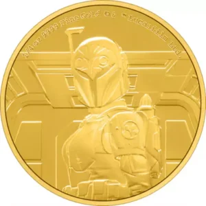 2022 1/4 oz Mandalorian Classic Bo-Katan Kryze Gold Coin