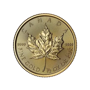 1987 1/2 oz Canadian Gold Maple Leaf Coin BU