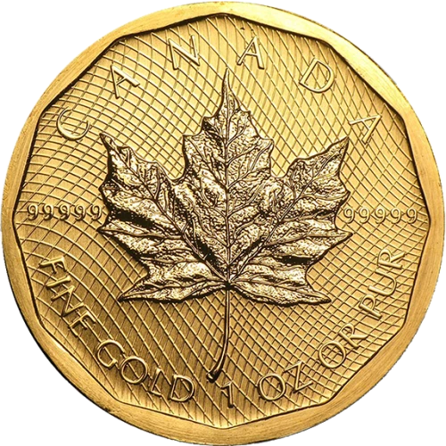 1 oz Canadian Gold Maple Leaf .99999